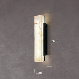 Marble-Effect Wall Light – Waterproof Outdoor Wall Sconce with LED Lighting