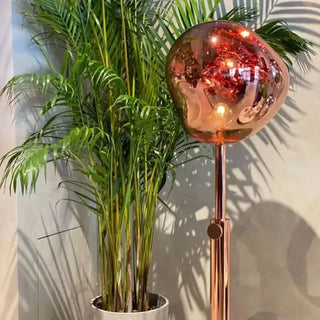Lava Ball Floor Lamp – Decorative Aluminum Base With Acrylic Globe Light