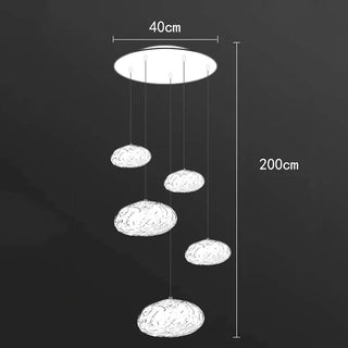Modern Dimmable Pendant Lamp – Contemporary Ceiling Pendant With Remote Control