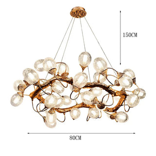Modern LED Pendant Light - Alloy Rope Installation Light with Remote Control