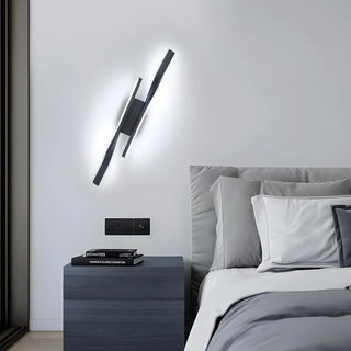Modern Black Wall Light – Durable Aluminum Fixture | Soft Ambient Lighting