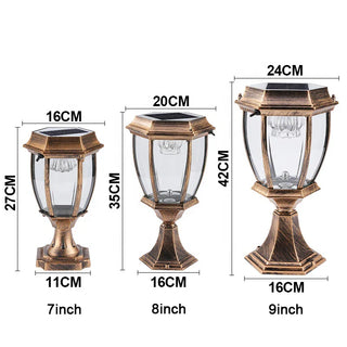 Outdoor Solar Table Lamp – Durable Aluminum Solar Powered Lantern | Eco Friendly Lighting