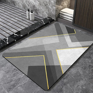 luxury MARI diatom eco-friendly anti-slip bath mat front view