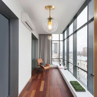 Glass Ball Ceiling Light – Durable Ambient Lighting | Modern Minimalist Fixture
