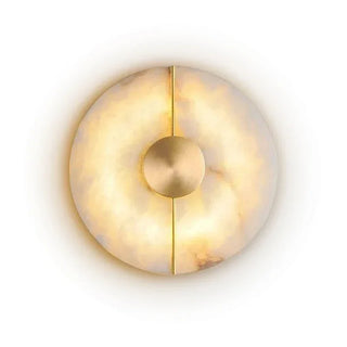 Marble Wall Lamp – Gold Wall Sconce with Integrated LED | Luxury Natural Lighting