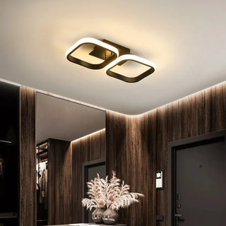 Modern Aluminum Ceiling Light – Black LED Fixture | Energy Efficient Lighting