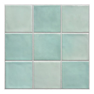 sicily wall tile panels self-adhesive light green eco vinyl kitchen bathroom front view
