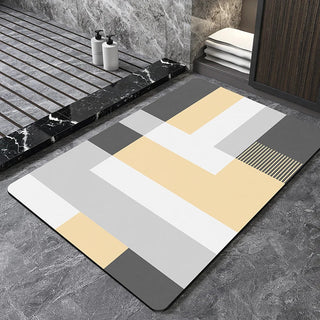 luxury diatom eco-friendly bath mat front view