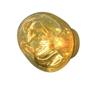 Lava premium aluminum gold Italian wall sconce — luxury lighting fixture