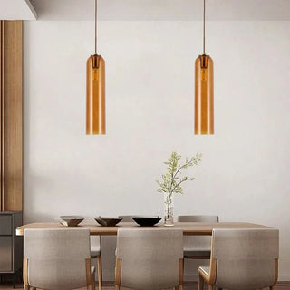 Scandinavian Pendant Lamp – Adjustable Height LED Pendant Light for Dining Room