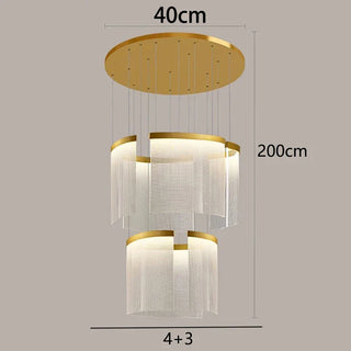 Modern Pendant Light – Alloy LED Pendant Fixture | Living & Dining Room Lamp