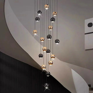 Brushed Steel Pendant Light – Modern LED Dimmable Lamp for Living Room