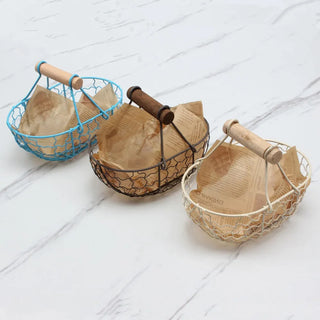 Metal egg basket