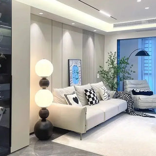 Iron Floor Lamp – Modern Living Room Lamp | LED Compatible, Easy Install Design