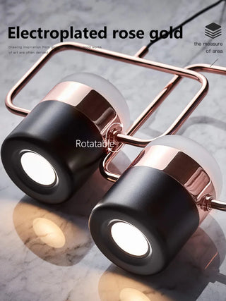 Black Metal Pendant Lamp – Modern Pendant Light With LED Hanging Lamp Design