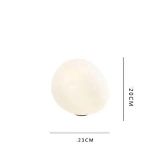 Soft Ceramic Table Lamp – Elegant Opal Glass Lighting with Versatile Design
