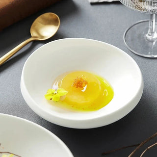 ceramic bowl plate earthworks handcrafted thick porcelain dinnerware dishwasher safe detail