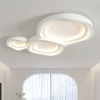 White LED Ceiling Light – Modern Surface Mount Ceiling Lamp With Matte Finish