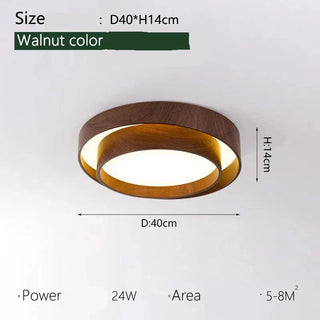 Modern LED Ceiling Light – Metal Surface Mount Fixture for Living Room Lighting