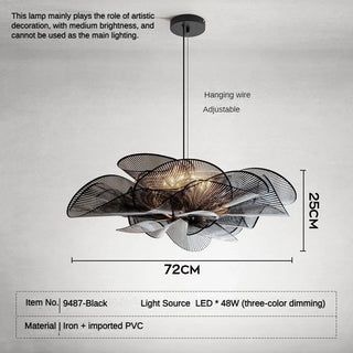 Black Ceiling Light – Modern LED PVC Surface Mount Bedroom Lamp