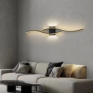 Wave Wall Sconce – Modern Adjustable LED Wall Light with White Acrylic Diffuser