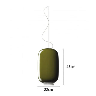 Colored Glass Pendant Light – Modern Dining Room Lighting With Warm Ambient Glow