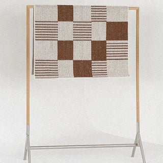 french tile decorative area rug intricate tile pattern carpet side view