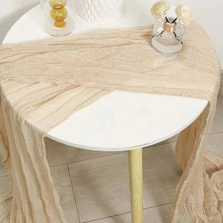 gauze table runner semi sheer woven runner elegant dining decor product view