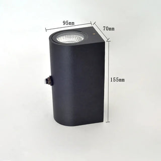 Outdoor Wall Light - Aluminum Exterior Wall Lamp With Energy Efficient LED Lighting