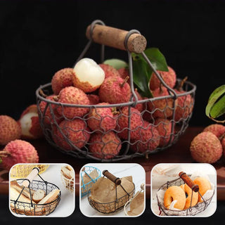 Metal egg basket