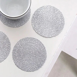 heat insulation placemat non slip table coaster eco friendly heat resistant close-up