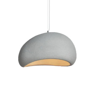 Resin pendant lamp with Mediterranean texture — artisan ceiling light
