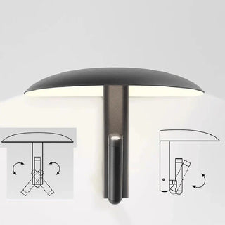 Rotating Wall Light – Black Metal LED Wall Lamp with Flexible Rotation