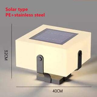 Solar Garden Light – Stainless Steel Lamp | Outdoor Solar Light | Easy Install