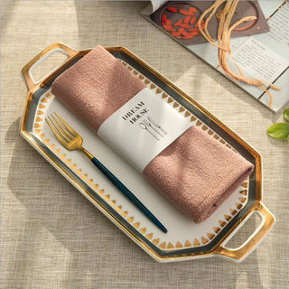 flax placemat cloth non slip heat resistant table placemat dining product view
