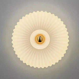 Glass Stone Wall Lamp – Sculptural Wall Light with Warm Amber Glow & E27 Bulb