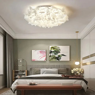 Modern Ceiling Light – Floral Ceiling Fixture With Soft Lighting & Remote Control