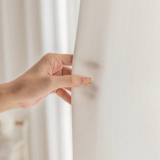 uv protection sheer curtain knitted polyester window panel anti-glare side view