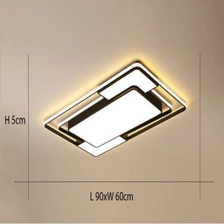 Ceiling Light – Modern LED Ceiling Fixture with Remote Control | Soft Warm Lighting