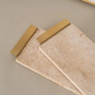 luxury stone tray earthworks handcrafted travertine serving tray elegant home decor detail