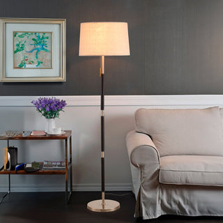 Minimalist fabric floor lamp — postmodern warm interior
