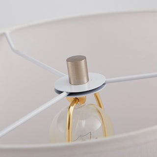 Postmodern fabric lamp wide — minimalist simple warm