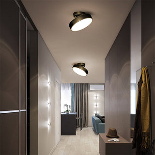 Led Copper Ceiling Light - Semi Flush Mount Modern Fixture with Acrylic Shade