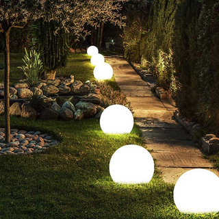 Rechargeable Solar Garden Lamp – Portable Color Changing LED Sphere Light IP65