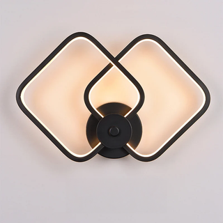 Square Wall Light – Geometric Modern Wall Lamp with Integrated LED Lighting
