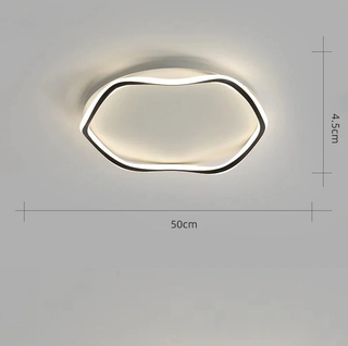 Wave Ceiling Light – Adjustable LED Lighting | Modern Wavy Design Lamp