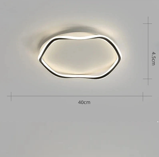 Wave Ceiling Light – Adjustable LED Lighting | Modern Wavy Design Lamp