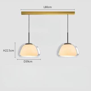 Capsule Pendant Light – Modern Pendant Lamp With Adjustable Heads & LED Lighting