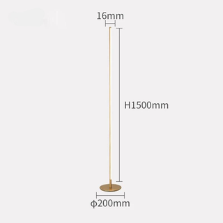 LED Floor Lamp – Modern Standing Metal Lamp | Warm Energy Efficient Lighting