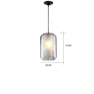 Scandinavian Pendant Lamp – Handmade Glass Lampshade | Nordic Pendant Light Fixture